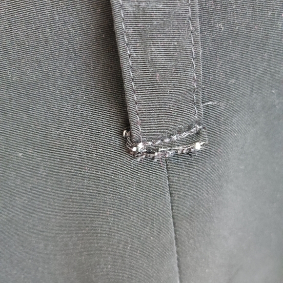 Vintage Short Black Trench Coat by Fleet Street - Picture 4 of 6